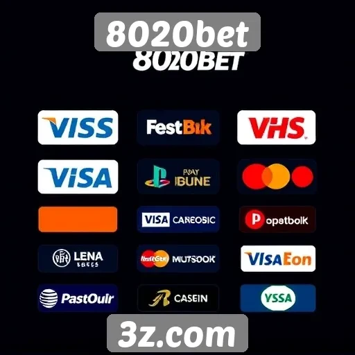 Métodos de pagamento disponíveis no 8020bet